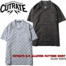 【SALE 20%OFF】CUTRATE ALLOVER PATTERN S/S SHIRT WHITE/BLACK(カットレイト・オールオーバーパターン半袖シャツ・ホワイト/ブラック)