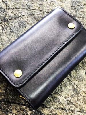 BACKDROP Leathers MIDDLE BILL WALLET(バックドロップ 