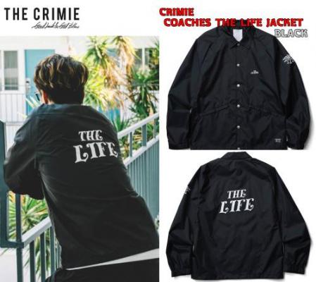 CRIMIE COACHES THE LIFE JACKET BLACK(クラミー・THE LIFE