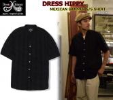 DRESS HIPPY MEXICAN SKIPPER S/S SHIRT BLACK(ドレスヒッピー・メキシカンスキッパーショートスリーブシャツ・ブラック)