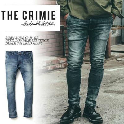 CRIMIE BORN RUDE GARAGE USED JAPANESE SELVEDGE DENIM TAPERED JEANS