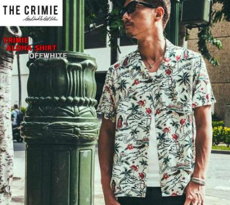 CRIMIE ALOHA SHIRT OFFWHITE(クライミー・アロハ半袖シャツ 