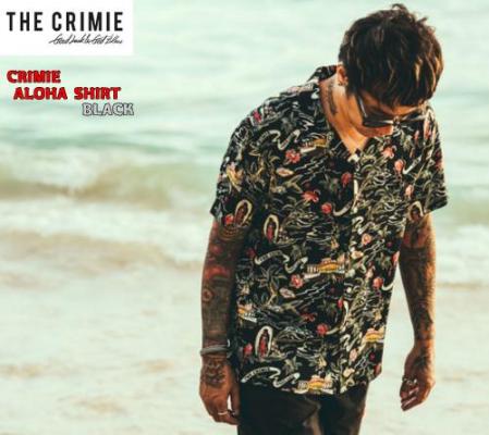 CRIMIE ALOHA SHIRT BLACK(クライミー・アロハ半袖シャツ・ブラック