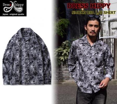 DRESS HIPPY SMOKE USA L/S SHIRT(ドレスヒッピー・スモークUSAロング