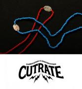 CUTRATE BEADS NECKLACE BLUE,RED(カットレート・ビーズネックレス・ラリースミス・ブルー/レッド)