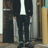 CRIMIE BORN FREE LEX STRETCH SELVAGE DENIM PANTS INDIGO(クラミー・ボーンフリーレックスストレッチデニムパンツ・インディゴ)