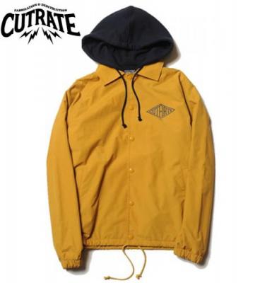 CUTRATE HOODED COACH JACKET MUSTARD(カットレート ...
