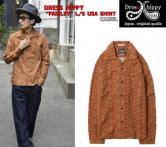 DRESS HIPPY "PAISLEY" L/S USA SHIRT CAMEL(ドレスヒッピー・ペーズリーロングスリーブUSAシャツ・キャメル)