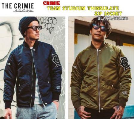 CRIMIE TEAM STUDIUM THINSULATE ZIP JACKET BLACK/KHAKI