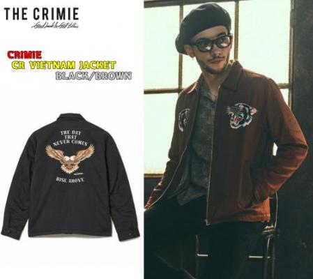 CRIMIE CR VIETNAM JACKET BLACK/BROWN(クライミー・CR