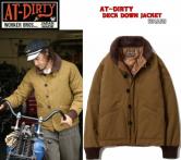 AT-DIRTY DECK DOWN JACKET KHAKI (アットダーティー・デッキダウンジャケット・カーキ)