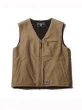 CUTRATE DECK VEST/KAHKI  (カットレート・デッキベスト・カーキ)