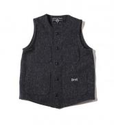 CUTRATE WOOL VEST NAVY(カットレート・ウールベスト・ネイビー)