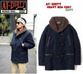 AT-DIRTY HEAVY BOA COAT NAVY(アットダーティー・ヘビーボアコート・ネイビー)