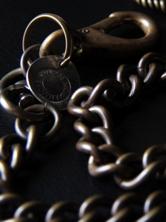 CUTRATE WALLET CHAIN/ ANTIQUE GOLD (カットレート・ウォレット