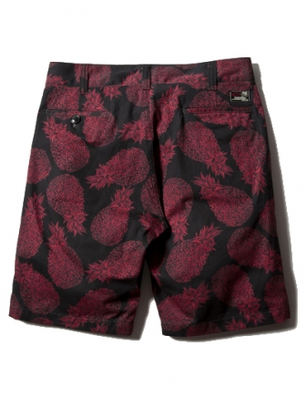 CUTRATE ALOHA SHORT PANTS/BLACK（カットレート・アロハショートﾊﾟﾝﾂ